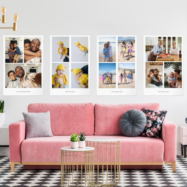 Personalized Photo Collage and Text (Livingroom)