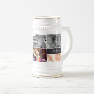 Personalized, Photo collage Beer Stein