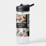 Personalized Photo Collage Best Dad Ever Water Bottle<br><div class="desc">A growing family also means a growing library of photos. Give this personalized gift to dad and make him feel special, they'll sure to love their cherished memories displayed in this way. Customize this waterbottle with a collage of pictures and words. "Best Dad Ever" and "We love You" can be...</div>
