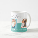 Personalized Photo Collage Best Friends Script BFF Coffee Mug<br><div class="desc">Personalized Photo Collage Best Friends Script BFF</div>