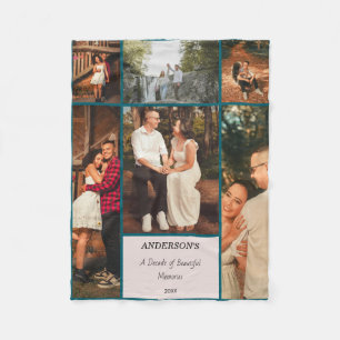Personalized Photo Collage Blanket