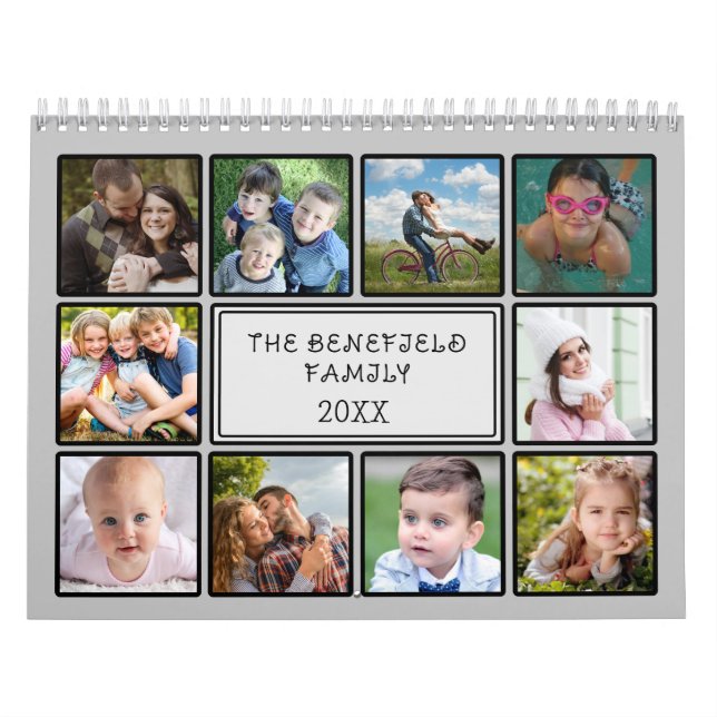Personalized Photo Collage Calendar (Cover)