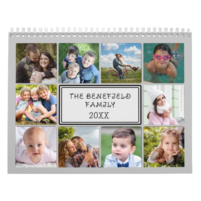Personalized Photo Collage Calendar (Cover)
