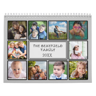 Personalized Photo Collage Calendar