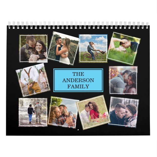 Personalized Photo Collage Calendar (Cover)