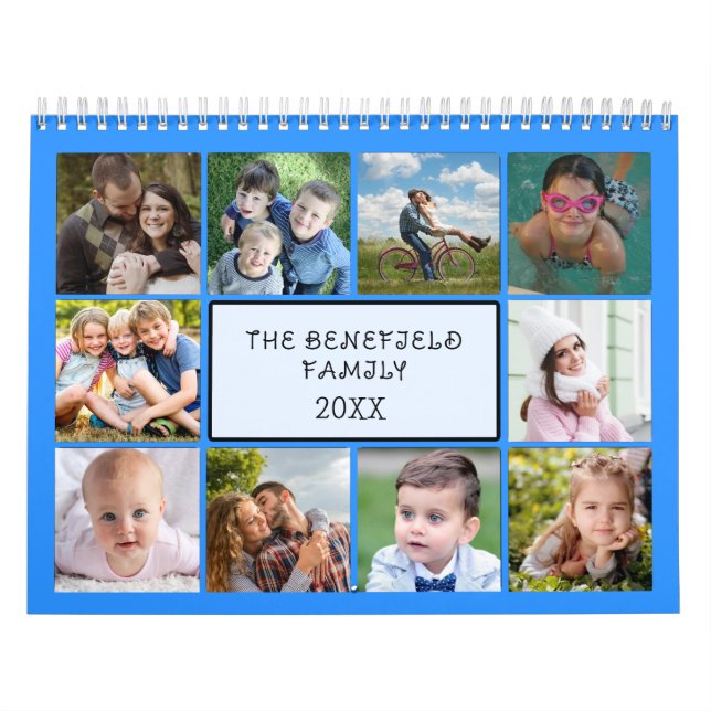 Personalized Photo Collage Calendar (Cover)