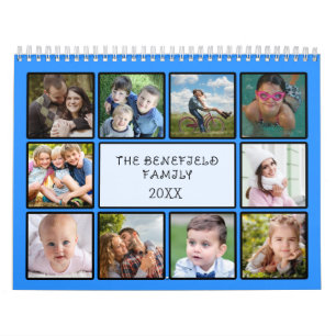 Personalized Photo Collage Calendar