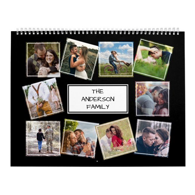 Personalized Photo Collage Calendar (Cover)