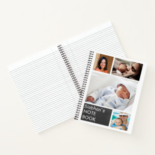 Personalized Photo Collage Custom DIY Notebook