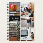 Personalized Photo Collage custom Monthly planner<br><div class="desc">Stay organized and inspired with the Personalized Photo Collage custom Monthly planner. This planner allows you to add a personal touch by customizing the front cover with your own photos and name, creating a truly unique and meaningful planner. The photo collage feature lets you showcase your favourite memories and moments...</div>