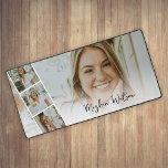 Personalized Photo Collage Desk Mat<br><div class="desc">Personalization is the next step in interior design, and the personalized photo collage office desk mat is the perfect statement piece to take your office décor to the next level. Featuring your name, photo, and three photo strips, this desk mat is the ultimate way to make your workspace your own....</div>