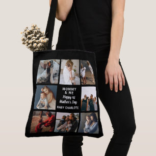 Personalized Photo Collage Friends Family Tote Bag