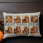 Personalized Photo Collage Gift Best Mama Ever Accent Pillow<br><div class="desc">Our "Personalized Photo Collage Best Mama Ever Accent Pillow" – the perfect gift for the extraordinary moms and grandmas in your life. This beautifully designed 12" x 16" pillow is a heartwarming way to show your appreciation and love. It features a customizable photo collage, making it a cherished keepsake that...</div>