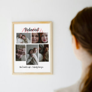 Personalized Photo Collage Gift for Mom Acrylic Sign