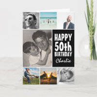 Personalized Photo Collage Happy Birthday Any Age