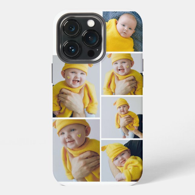 Personalized Photo Collage iPhone Case (Back)