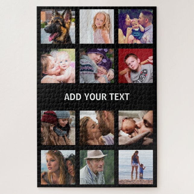Personalized Photo Collage Jigsaw Puzzle (Vertical)