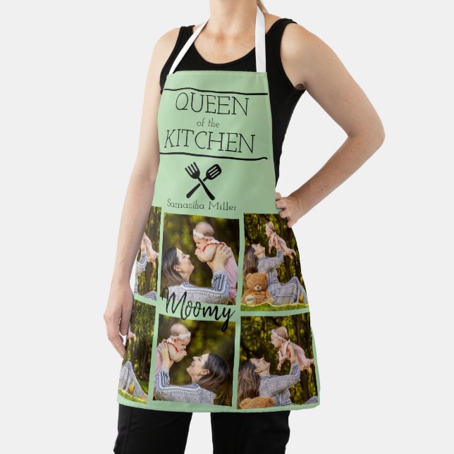 Personalized Photo Collage Kitchen Apron (Insitu)