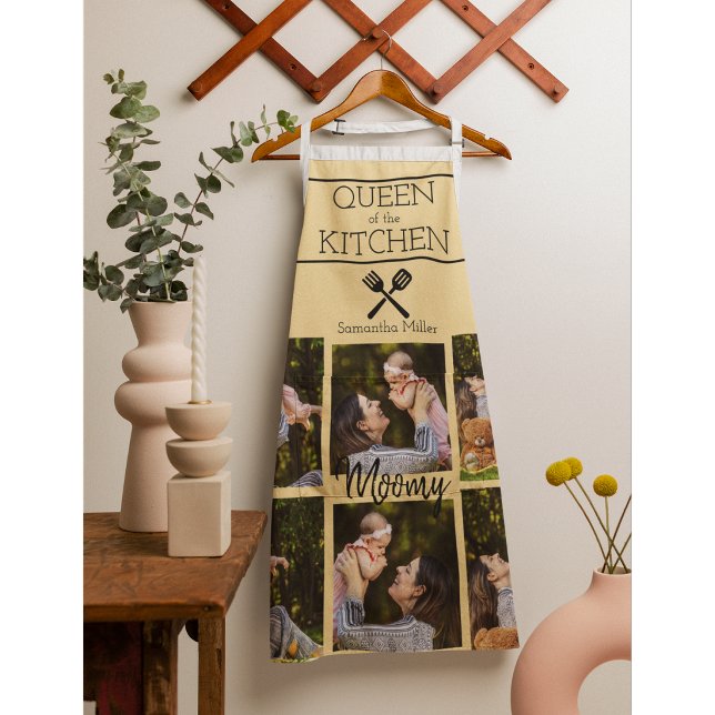 Personalized Photo Collage Kitchen Apron (Creator Uploaded)