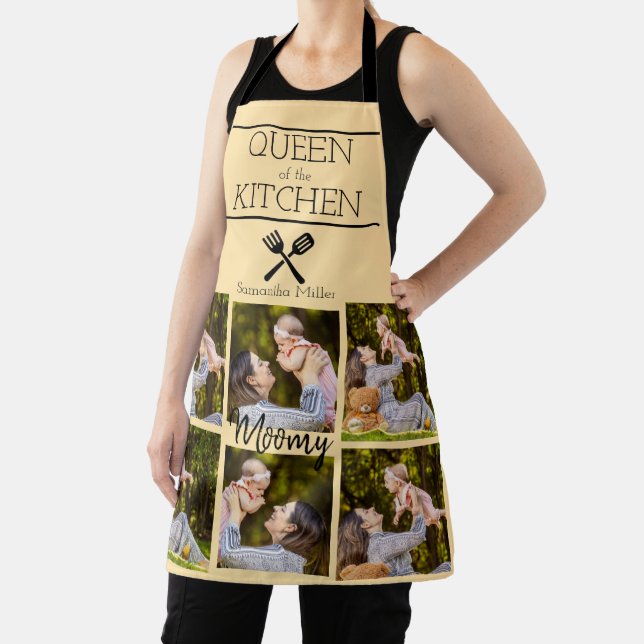 Personalized Photo Collage Kitchen Apron (Insitu)