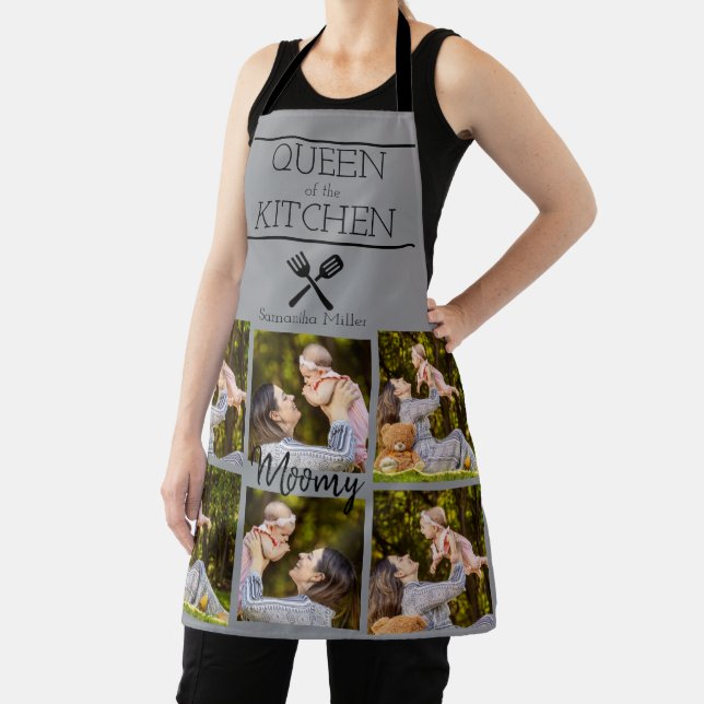 Personalized Photo Collage Kitchen Apron (Insitu)