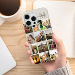 Personalized Photo Collage Monogram iPhone 15 Pro Max Case<br><div class="desc">Personalized Photo Collage Monogram iPhone Case</div>