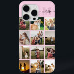 Personalized Photo Collage Monogram iPhone 15 Pro Max Case<br><div class="desc">Personalized Photo Collage Monogram iPhone Case</div>