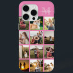 Personalized Photo Collage Monogram iPhone 15 Pro Max Case<br><div class="desc">Personalized Photo Collage Monogram iPhone Case</div>