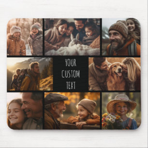 personalized photo collage mouse pad