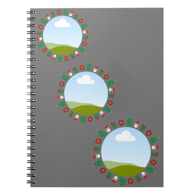 Personalized Photo Collage Notebook (Front)