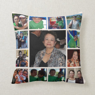 Personalized Photo Collage Pillow