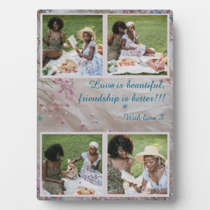 Personalized Photo Collage Plaque - Custom Photos