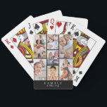 Personalized Photo Collage Playing Cards<br><div class="desc">Personalized Family 7-Photo Collage Poker Playing Cards. Add a bold, modern touch to family game night with these custom poker playing cards, designed with a sleek black background and a 7-photo collage showcasing your favorite memories. From family vacations and everyday moments to pets and milestones, each card becomes a fun...</div>