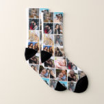 Personalized Photo Collage Socks<br><div class="desc">Personalized all-over-printed socks featuring 11 photos for you to replace with your own,  a fun unique gift for family and friends!</div>