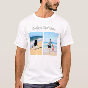 Personalized Photo Collage T-Shirt and Custom Text