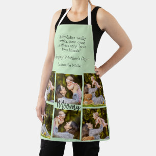 Personalized Photo Collage Text - Kitchen Apron