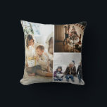 Personalized Photo Collage Throw Pillow<br><div class="desc">Personalized Photo Collage Throw Pillow</div>