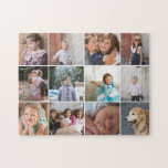 Personalized photo collage with twelve photos jigsaw puzzle<br><div class="desc">Personalized photo collage with twelve photos jigsaw puzzle. Change images with your own instagram photos. Photography © Storytree Studios,  Stanford,  CA</div>