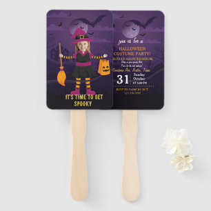 Personalized Photo Costume Party Halloween Kids  Hand Fan