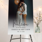 Personalized Photo Couple’s Baby Shower Sign