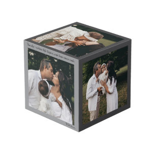 Personalized Photo Cube-Custom Photos,Text & Quote Cube