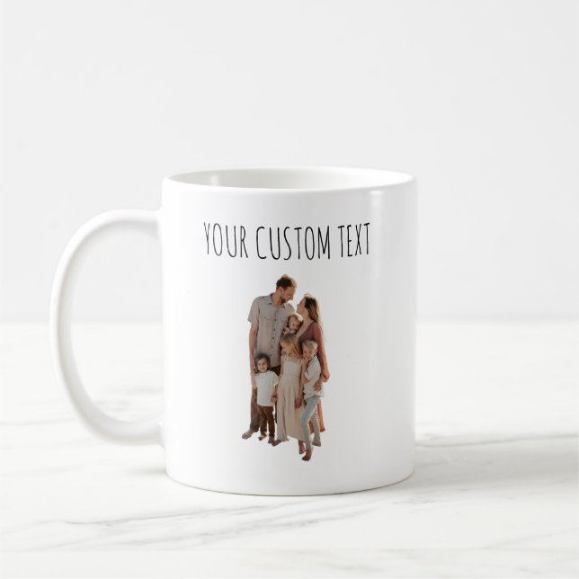 Personalized Photo Cup Custom Text Picture Gift (Left)