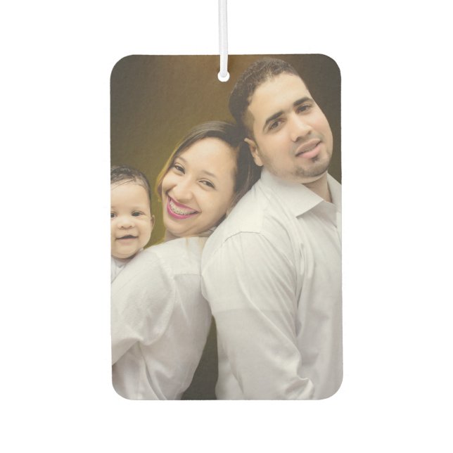 Personalized Photo Custom Add Your Image Air Freshener (Front)