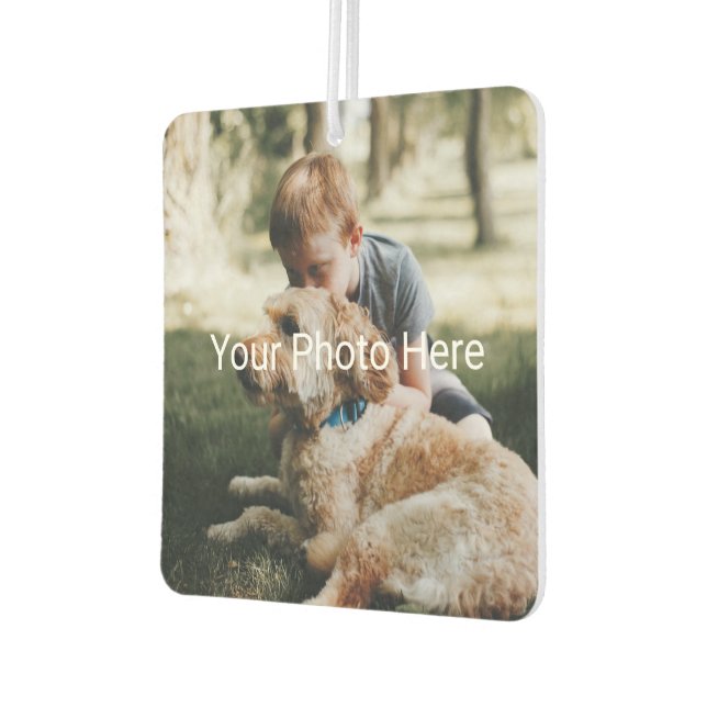Personalized Photo Custom Air Freshener (Left)