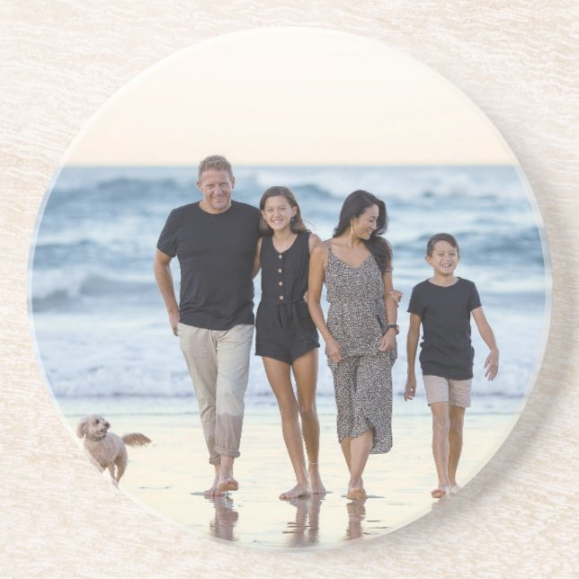 Personalized Photo Custom Coaster (Front)