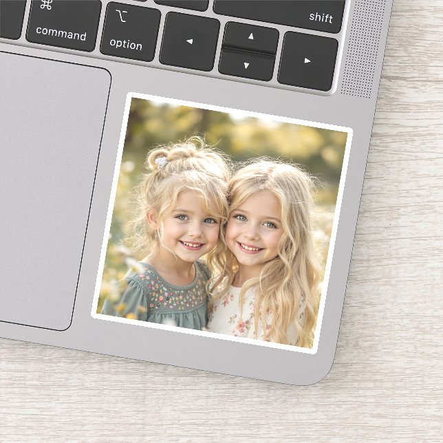 Personalized Photo Custom Family Photo Sticker (Detail)