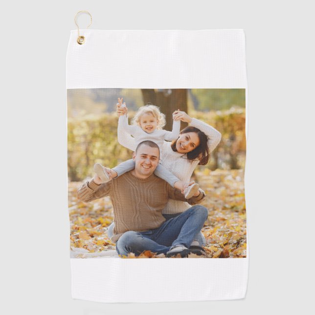 Personalized Photo Custom Logo Golf Custom Image  Towel (Front)