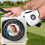 Personalized Photo Custom Text Colours Golf Glove<br><div class="desc">Create a unique, personalized golf glove with your photo and custom text in your choice of text and background colours for the golf enthusiast you know. ASSISTANCE: For help with design modification or personalization, colour change, transferring the design to another product or if you would like coordinating items, contact the...</div>