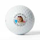 Personalized Photo Custom Text Golf Balls