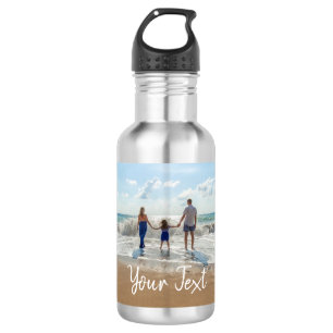 Personalized Photo & Custom Text Template 532 Ml Water Bottle